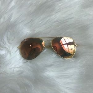 Pink raybans! Slightly used!